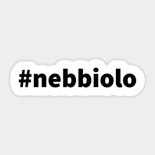 Hashtag Wines: Nebbiolo Sticker